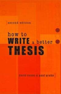 bokomslag How to Write a Better Thesis