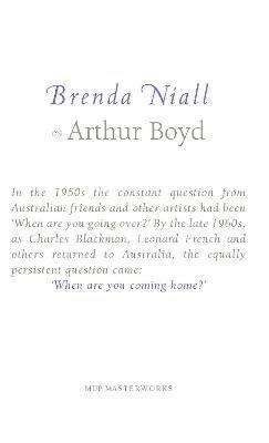 Brenda Niall on Arthur Boyd