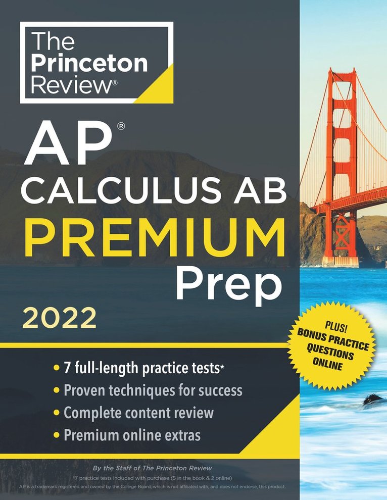 Princeton Review AP Calculus AB Premium Prep, 2022