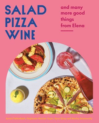 Salad Pizza Wine 1