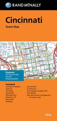 bokomslag Rand Mcnally: Rand McNally Folded Map: Cincinnati Street Map