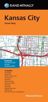 bokomslag Rand McNally Folded Map: Kansas City Street Map