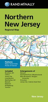 Rand McNally, Rand Mcnally - Rand McNally Folded Map: Northern New Jersey Regional Map, Pocket