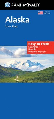 bokomslag Rand McNally Easy to Fold: Alaska State Laminated Map