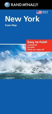 Rand McNally Easy to Fold: New York State Laminated Map 1