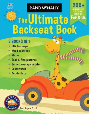 Rand McNally, Rand Mcnally - Rand McNally: The Ultimate Backseat Book 3 in 1 Kids' Activity Book, Häftad