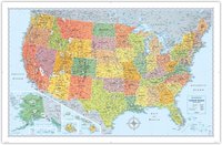 bokomslag Rand McNally Signature Edition U.S. Wall Map - Folded