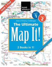 bokomslag Rand McNally: The Ultimate Map It!(tm) Seek & Find Atlas of Brainy Challenges