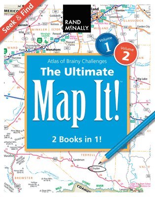 bokomslag Rand McNally: The Ultimate Map It!(tm) Seek & Find Atlas of Brainy Challenges