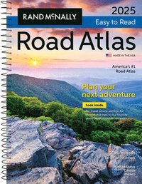 bokomslag Rand McNally 2025 Easy-To-Read Midsize Road Atlas