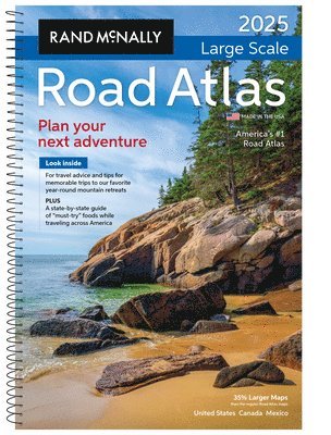 bokomslag Rand McNally 2025 Large Scale Road Atlas