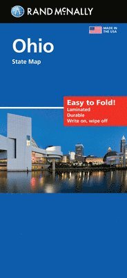 bokomslag Rand McNally Easy to Fold: Ohio State Laminated Map