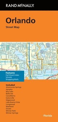 bokomslag Rand McNally Folded Map: Orlando Street Map