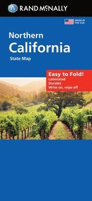 bokomslag Rand McNally Easy to Fold: Northern California Laminated Map