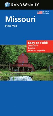 bokomslag Rand McNally Easy to Fold: Missouri State Laminated Map