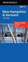 bokomslag Rand McNally Easy to Fold: New Hampshire, Vermont Laminated Map