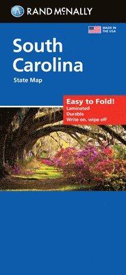bokomslag Rand McNally Easy to Fold: South Carolina State Laminated Map