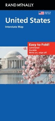 bokomslag Rand McNally Easy to Fold: United States Laminated Map