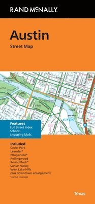 bokomslag Rand McNally Folded Map: Austin Street Map