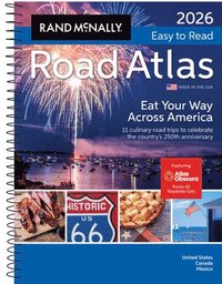 bokomslag 2026 Rand McNally Easy to Read Midsize Road Atlas