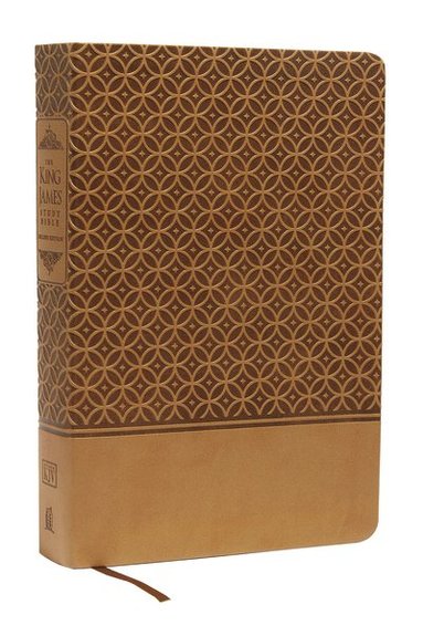 bokomslag KJV Study Bible, Large Print, Leathersoft, Tan, Red Letter