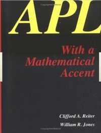 bokomslag APL with a Mathematical Accent