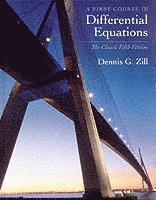 bokomslag A First Course in Differential Equations