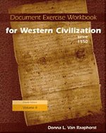 bokomslag Document Exercise Workbook for Western Civilization, Volume II