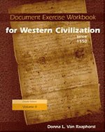 Document Exercise Workbook for Western Civilization, Volume II 1