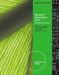 bokomslag New Perspectives on Microsoft Office Word 2010 Comprehensive International Edition