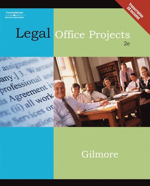 Diane M. Gilmore - Legal Office Projects [With CDROM], Häftad