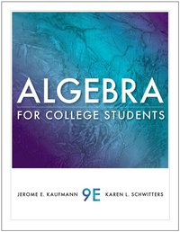 bokomslag Algebra for College Students