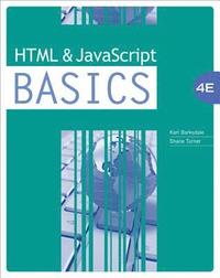 bokomslag HTML and JavaScript BASICS 4th Edition