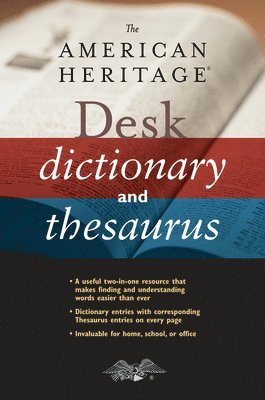 bokomslag American Heritage Desk Dictionary And Thesaurus