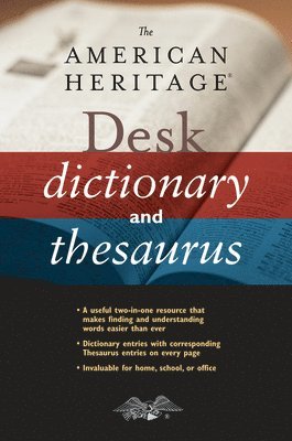 bokomslag The American Heritage Desk Dictionary and Thesaurus