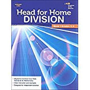 Houghton Mifflin Harcourt - Head For Home Math Skills: Division, Book 1, Häftad