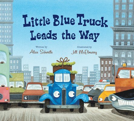 Little Blue Truck Leads The Way (Lap Board Book) 1