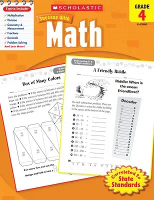Scholastic, Virginia Dooley - Scholastic Success With Math: Grade 4 Workbook, Häftad. Tillgänglighet: Lägg i varukorg
