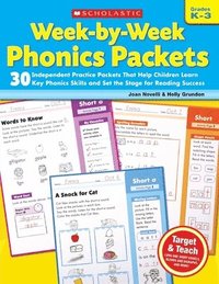 bokomslag Week-By-Week Phonics Packets: Grades K-3
