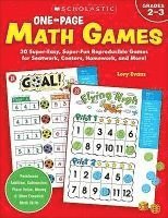 bokomslag One-Page Math Games