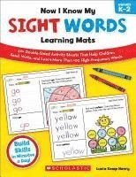 bokomslag Now I Know My Sight Words Learning Mats, Grades K-2