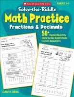 bokomslag Solve-The-Riddle Math Practice: Fractions & Decimals: 50+ Reproducible Activity Sheets That Help Students Master Fraction & Decimal Skills
