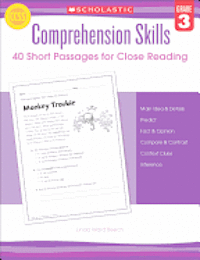 bokomslag Comprehension Skills: 40 Short Passages for Close Reading: Grade 3