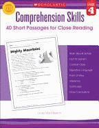 Linda Beech - Comprehension Skills: 40 Short Passages for Close Reading: Grade 4, Häftad