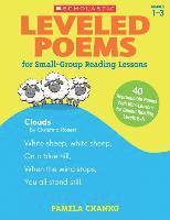 bokomslag Leveled Poems for Small-Group Reading Lessons: 40 Reproducible Poems with Mini-Lessons for Guided Reading Levels E-N