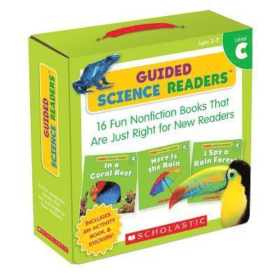 Guided Science Readers: Level C (Parent Pack): 16 Fun Nonfiction Books That Are Just Right for New Readers [With Sticker(s) and Activity Book] 1