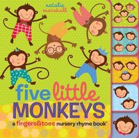 bokomslag Five Little Monkeys: A Fingers & Toes Nursery Rhyme Book