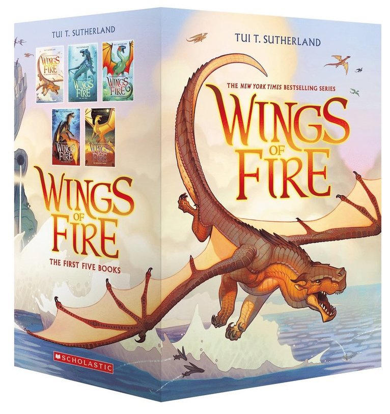 Tui T. Sutherland, Tui T Sutherland - Wings of Fire The Dragonet Prophecy (Box set), Häftad