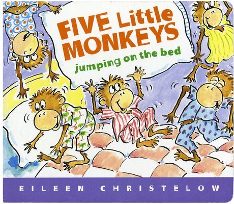 Five Little Monkeys Jumping On The Bed Lap Board Book 1