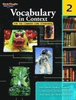 bokomslag Vocabulary in Context for the Common Core Standards Reproducible Grade 2
